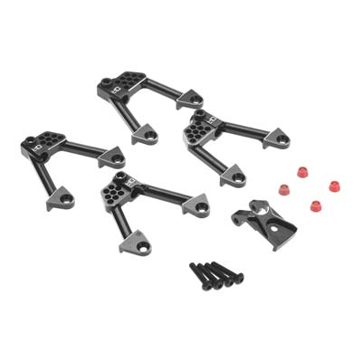 HOT-RACING, INC SCXT28301 Aluminum Front & Rear Adjustable Shock Towers - SCX II