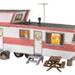 Woodland Scenics BR5061 HO Built-&-Ready Double Decker Trailer Assembled