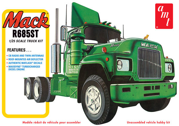 AMT 1039 1:25 Mack R685ST Semi Tractor