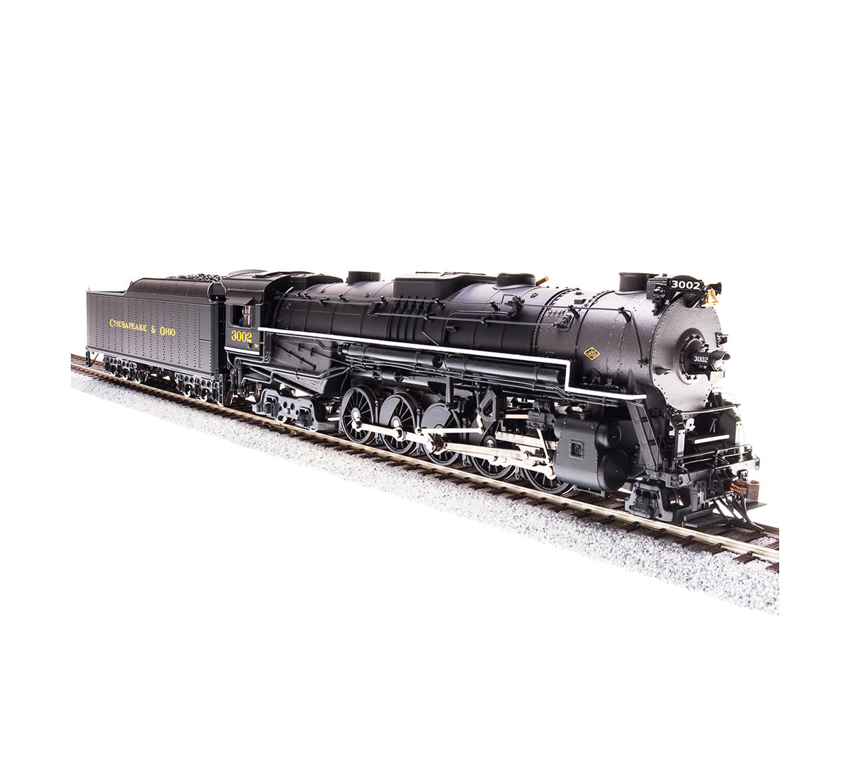 Broadway Limited 4588 HO Chesapeake & Ohio T-1 2-10-4 Paragon3 #3012 w/ DCC