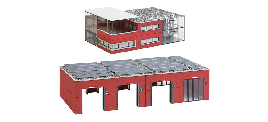 Faller 130160 HO Modern Fire Station Building Kit