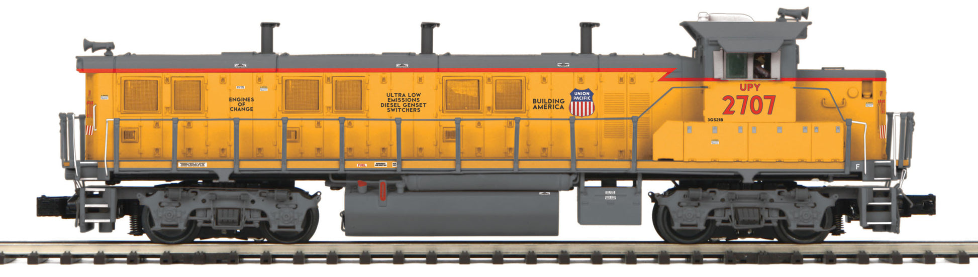 MTH 22-20712-2 O Scale Union Pacific 3GS21B Genset Diesel Engine #2707 w/PS 3.0