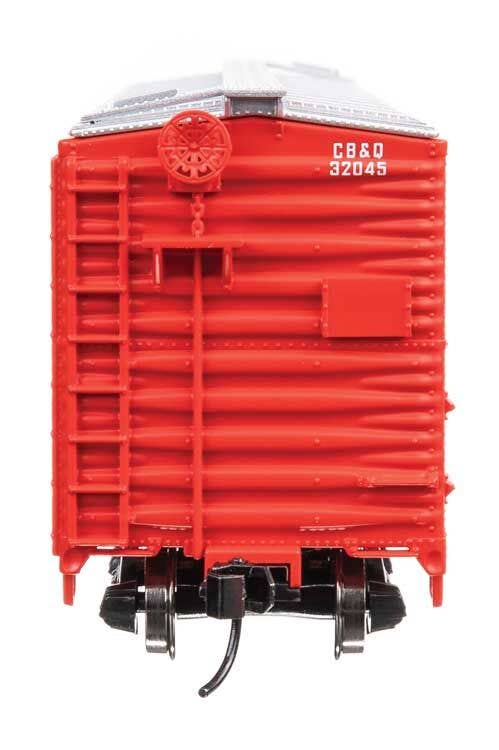 Walthers 910-2747 HO CB&Q 40' AAR Modified 1937 Boxcar Ready to Run #32045