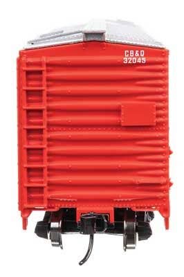 Walthers 910-2747 HO CB&Q 40' AAR Modified 1937 Boxcar Ready to Run #32045