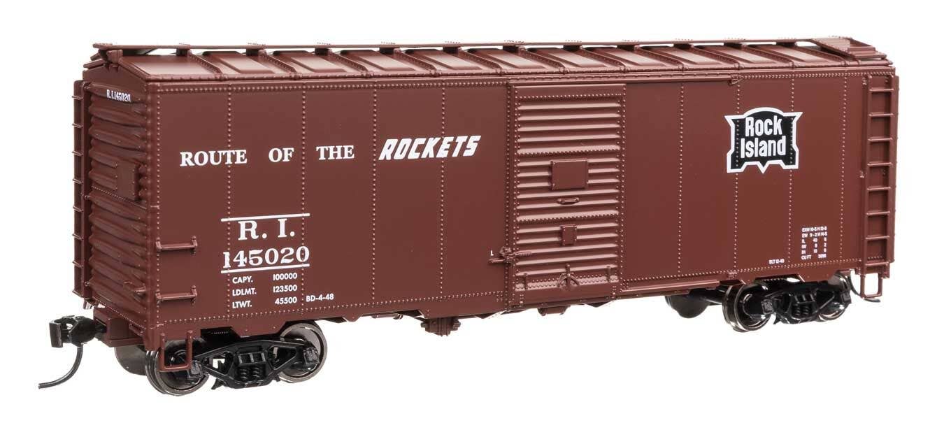 Walthers 910-2753 HO Rock Island 40' AAR Modified 1937 Boxcar RTR #145020