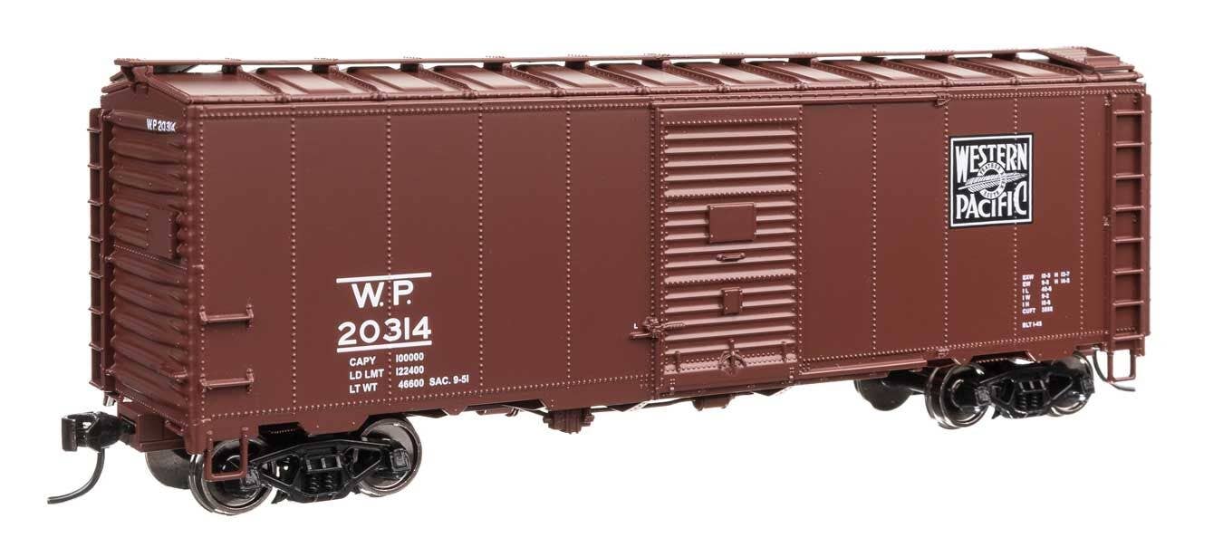 Walthers 910-2755 HO Western Pacific 40' AAR Modified 1937 Boxcar RTR #20314