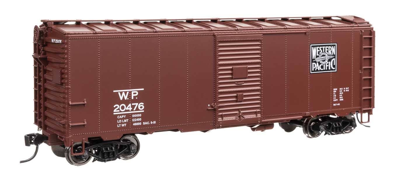 Walthers 910-2756 HO Western Pacific 40' AAR Modified 1937 Boxcar RTR #20476