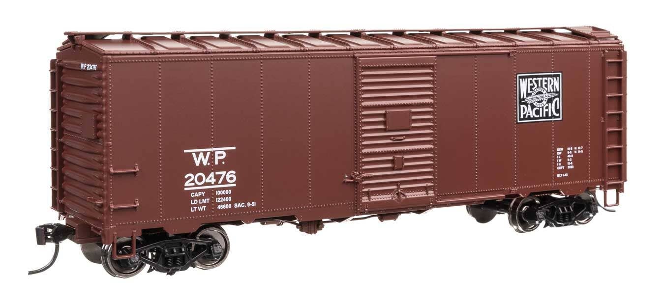 Walthers 910-2756 HO Western Pacific 40' AAR Modified 1937 Boxcar RTR #20476