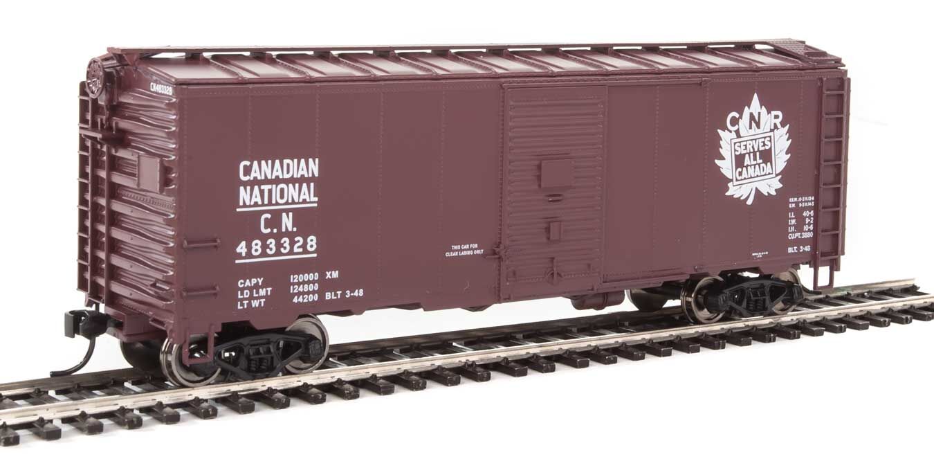 Walthers 910-1335 HO Canadian National 40' AAR 1944 Boxcar #483328