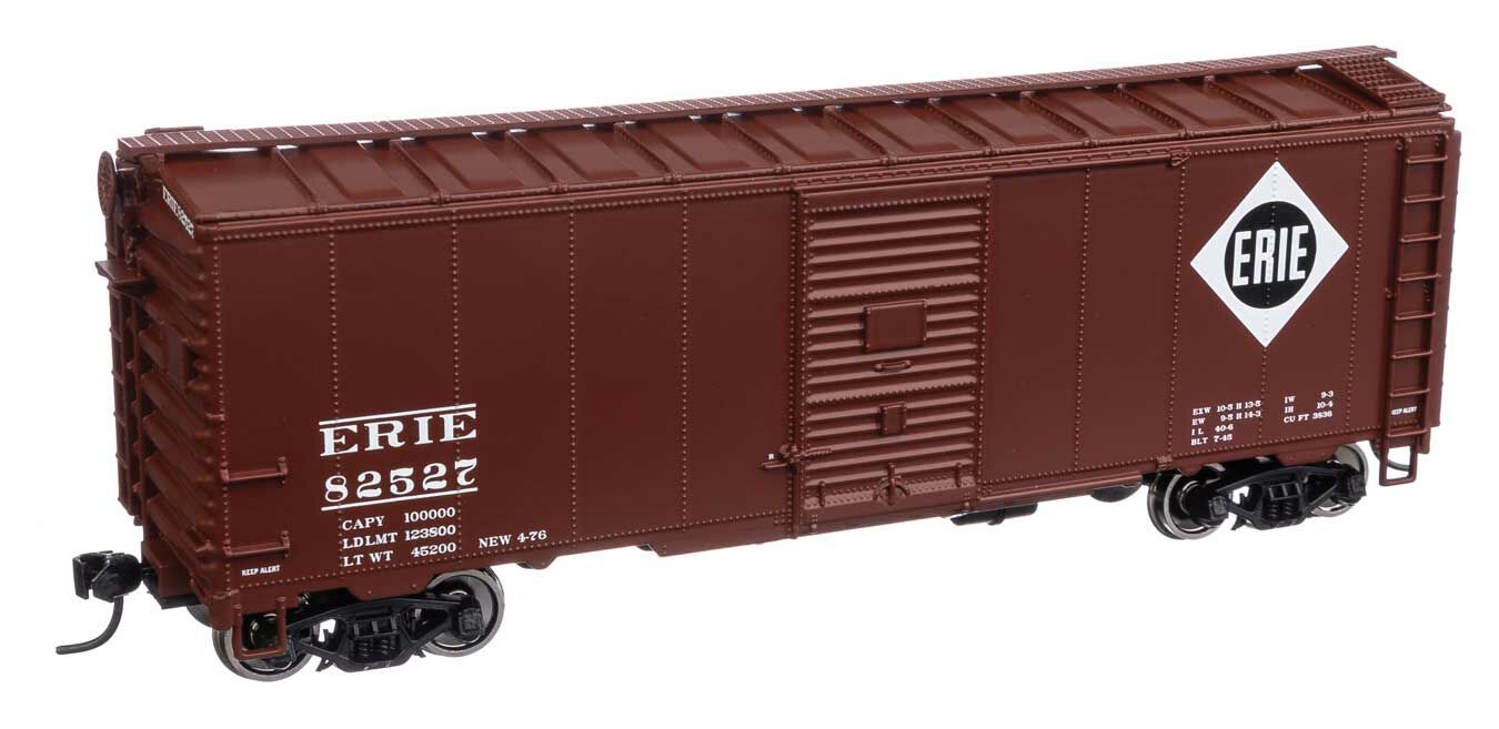 Walthers 910-1355 HO Erie 40' AAR 1944 Boxcar Ready to Run #82527