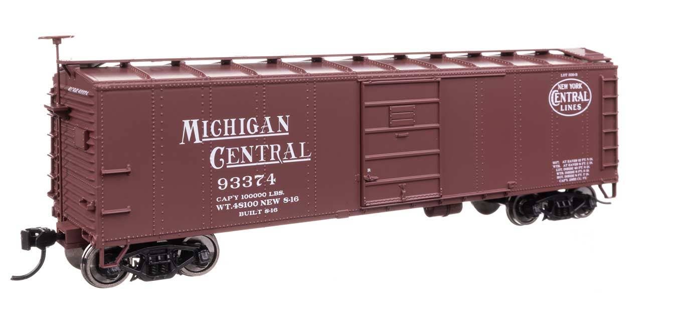 Walthers 910-41058 HO New York Central 40' Steel Boxcar with Murphy Ends #93374