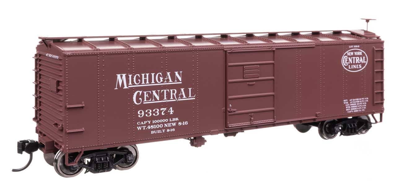 Walthers 910-41058 HO New York Central 40' Steel Boxcar with Murphy Ends #93374
