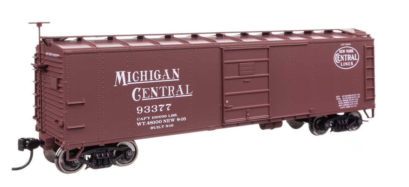 Walthers 910-41059 HO New York Central 40' Steel Boxcar with Murphy Ends #93377
