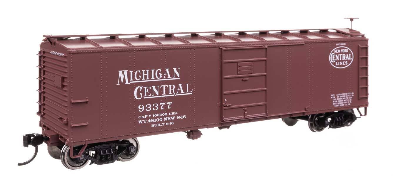 Walthers 910-41059 HO New York Central 40' Steel Boxcar with Murphy Ends #93377