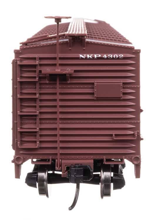 Walthers 910-41060 HO Nickel Plate Road 40' Steel Boxcar with Murphy Ends #4302