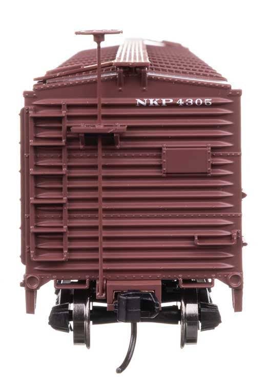 Walthers 910-41061 HO Nickel Plate Road 40' Steel Boxcar with Murphy Ends #4305