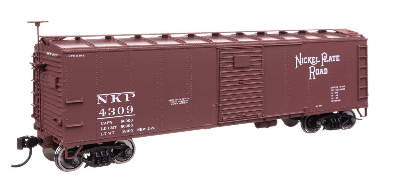 Walthers 910-41062 HO NKP 40' Steel Boxcar with Murphy Ends Ready to Run #4309