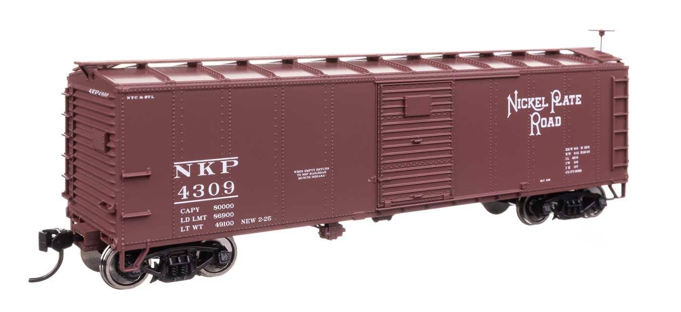 Walthers 910-41062 HO NKP 40' Steel Boxcar with Murphy Ends Ready to Run #4309