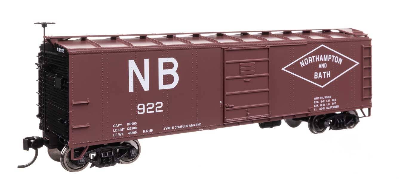 Walthers 910-41064 HO NB 40' Steel Boxcar with Murphy Ends Ready to Run #922