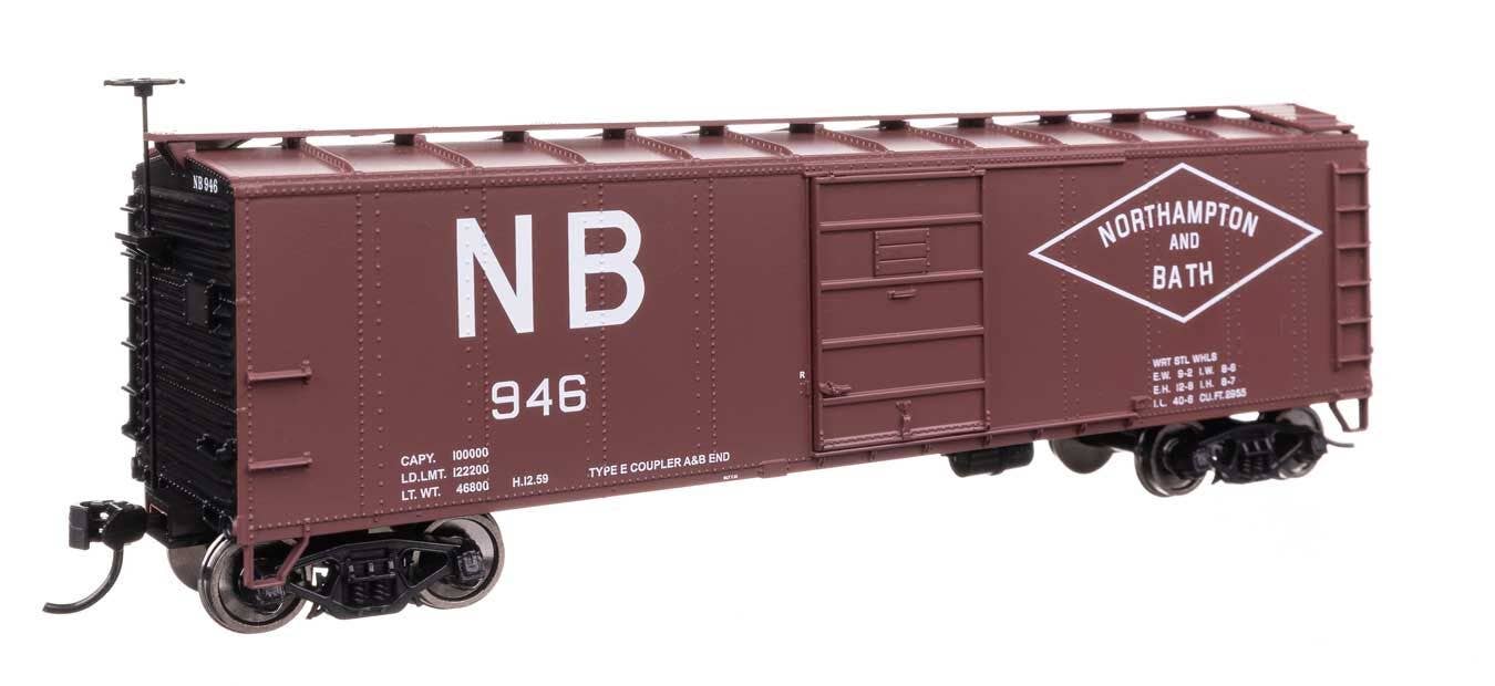 Walthers 910-41065 HO NB 40' Steel Boxcar with Murphy Ends Ready to Run #946