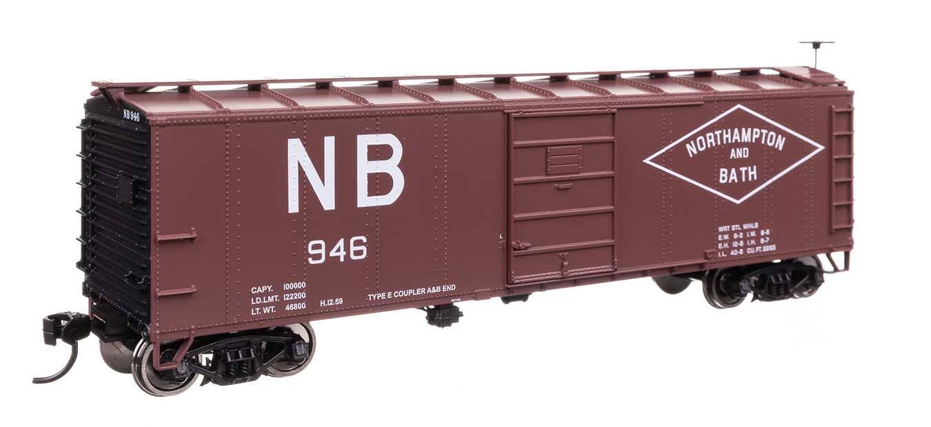 Walthers 910-41065 HO NB 40' Steel Boxcar with Murphy Ends Ready to Run #946
