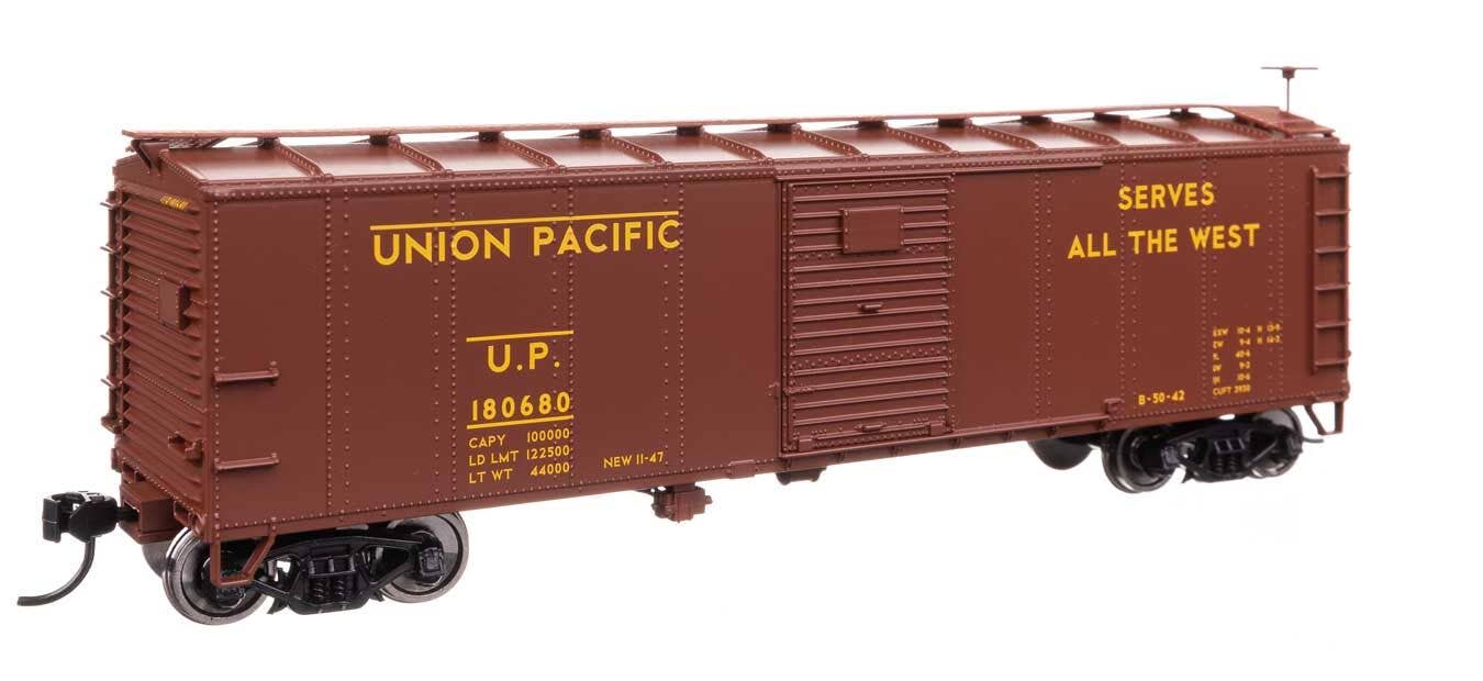 Walthers 910-41072 HO UP 40' Steel Boxcar with Murphy Ends Ready to Run #180680