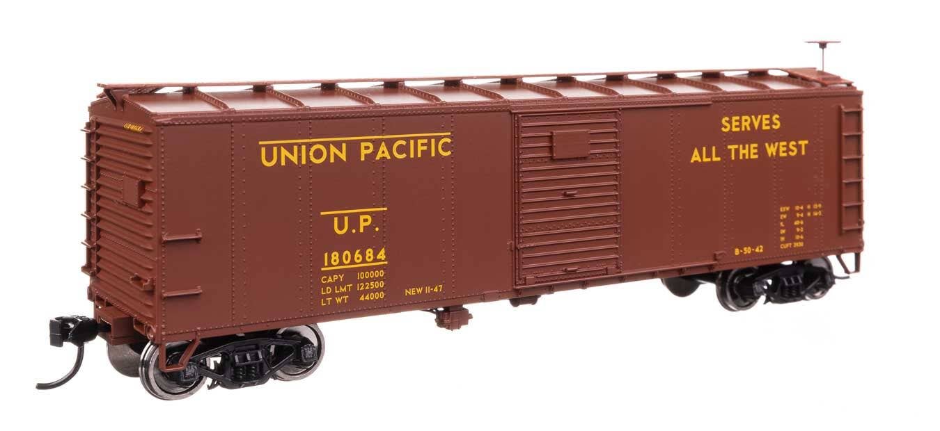 Walthers 910-41073 HO UP 40' Steel Boxcar with Murphy Ends Ready to Run #180684
