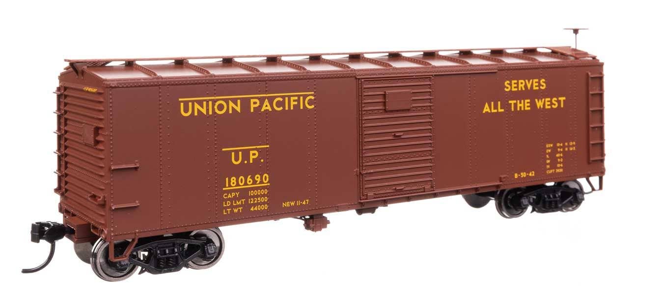 Walthers 910-41074 HO UP 40' Steel Boxcar with Murphy Ends Ready to Run #180690