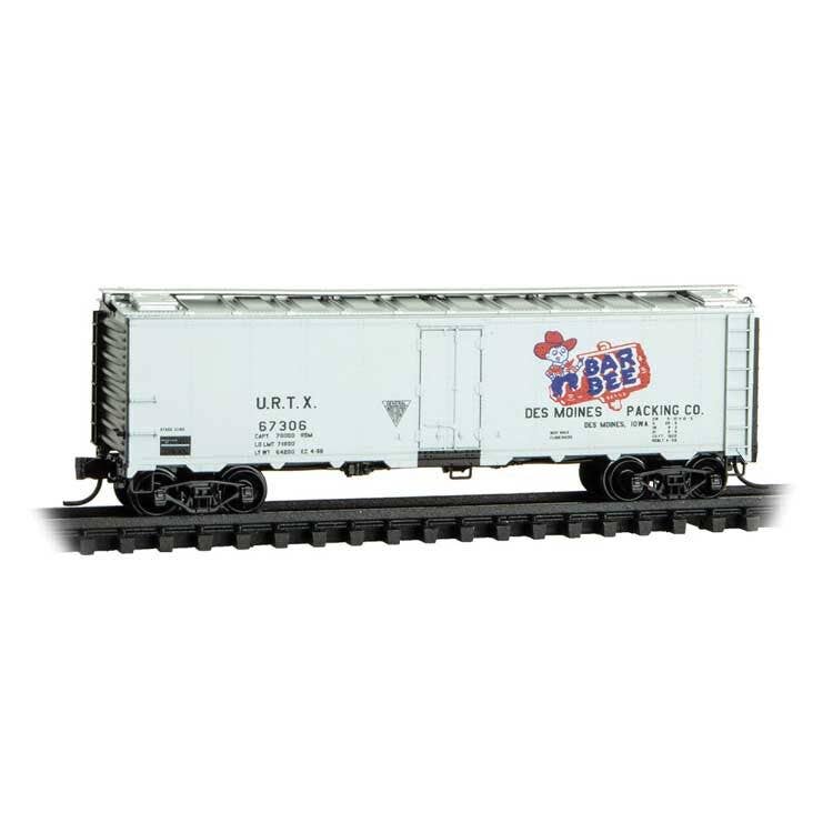 Micro-Trains 05900300 N Bar Bee Meat Packing 40' Steel Ice Reefer #67306