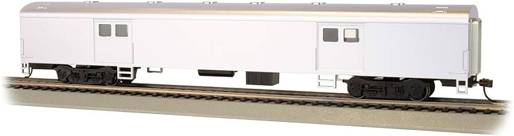 Bachmann 14405 HO Undecorated 72' Smooth Side Baggage Car