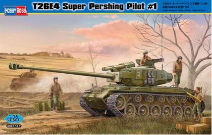Hobby Boss s 82426 1:35 T26E4 Super Pershing Pilot#1 Military Tank Model Kit