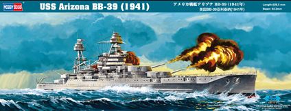 Hobby Boss Models 86501 1:350 1941 USS Arizona BB-39 Battleship Plastic Kit