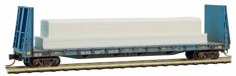 Micro-Trains 05400220 N NASA Series #9 61' Bulkhead Flatcar w/ Load #124