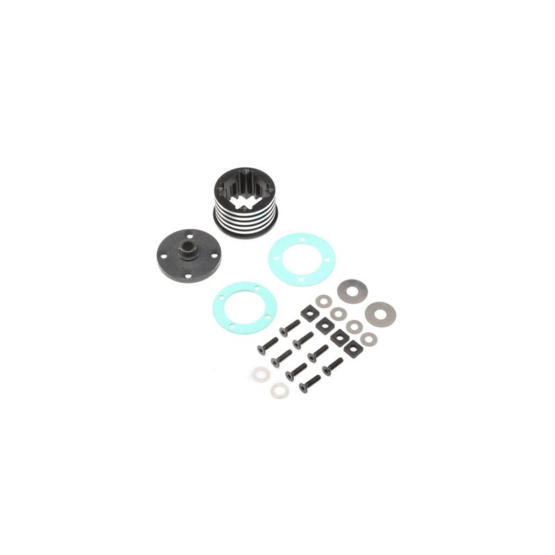 Losi 252066 Aluminum Differential Housing Set: DBXL-E