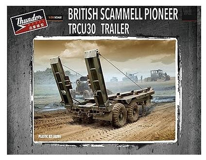 Thunder Model 35205 1:35 30t British Scammel Pioneer TRCU30 Trailer Plastic Kit