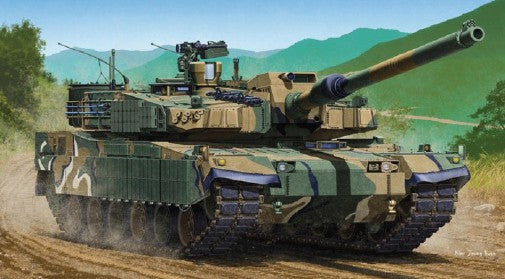 Academy 13511 1:35 K2 Black Panther ROK Army Main Battle Military Tank Model Kit