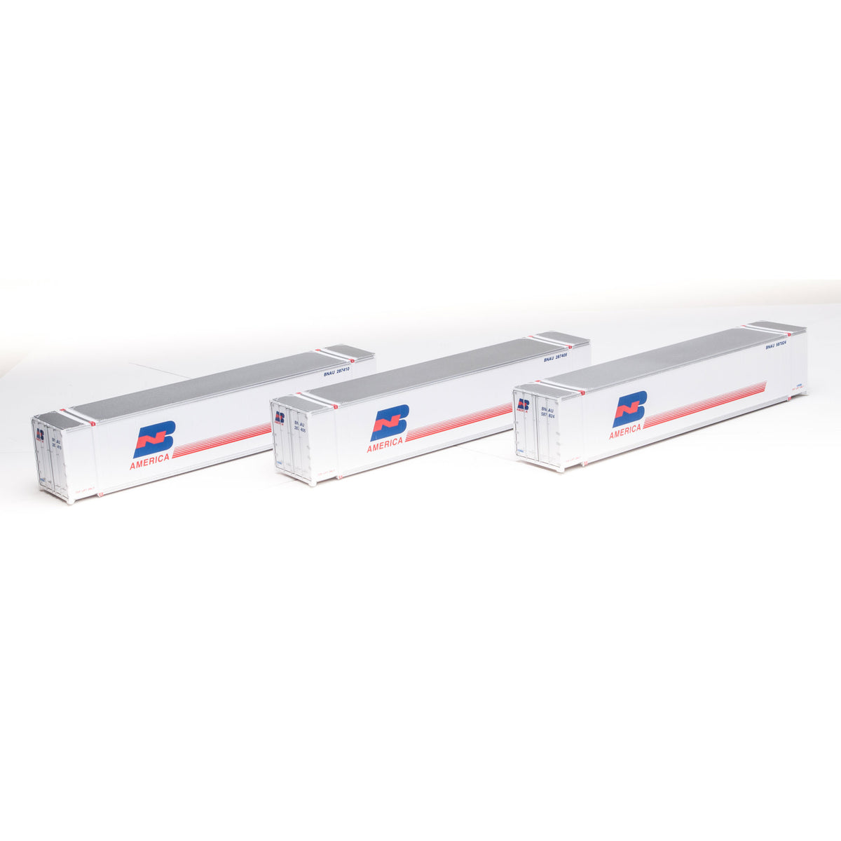Athearn 27717 HO Burlington Northern/America 48' Container (3)