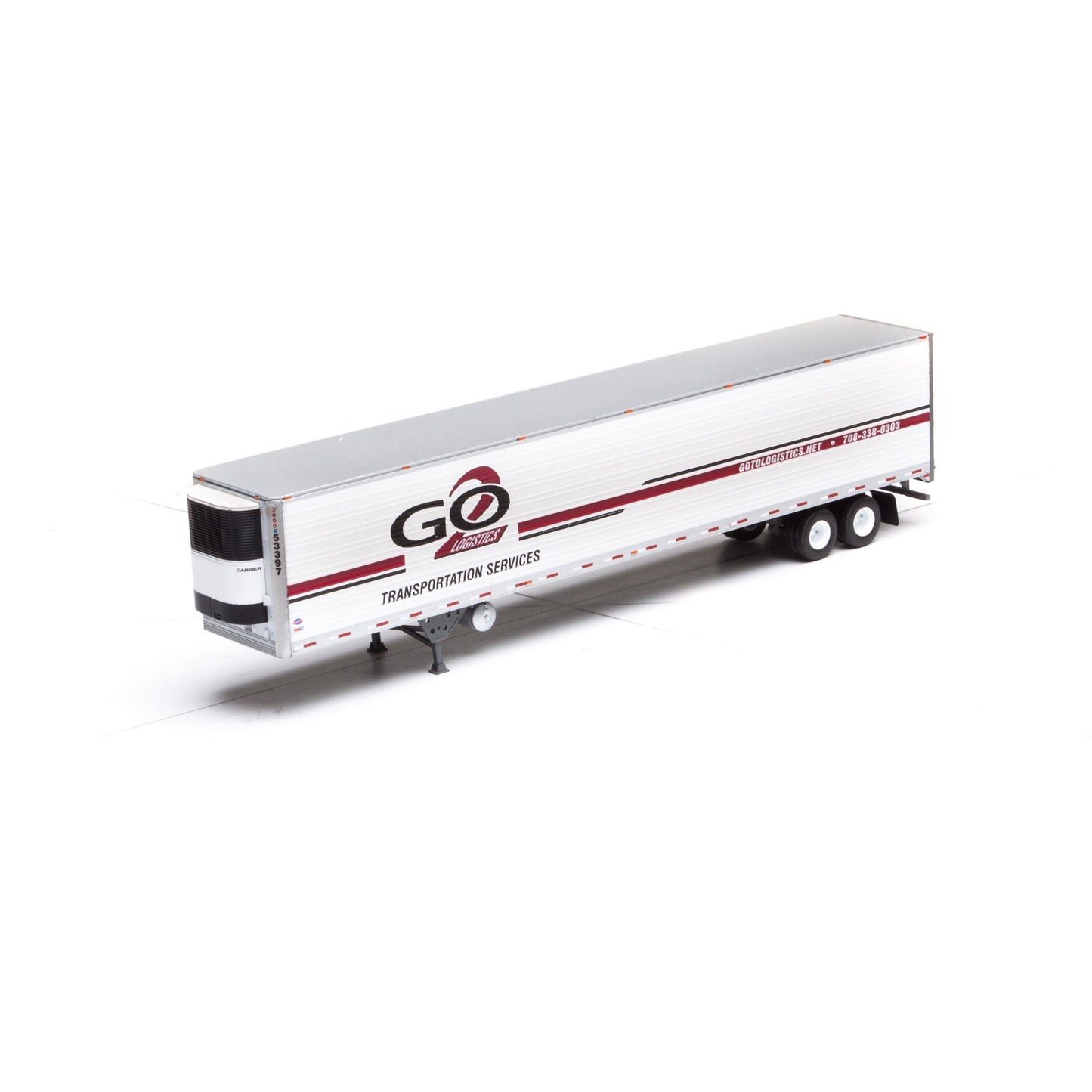 Athearn 29859 HO GO 2 Logistics 53' Reefer Trailer RTR #53397