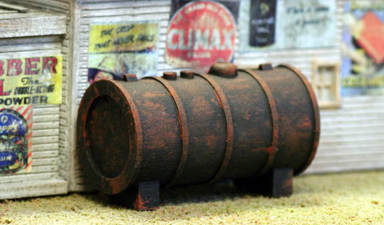 Model Tech Studios D1144 N Detail 1000 Gallon Industrial Oil Tank