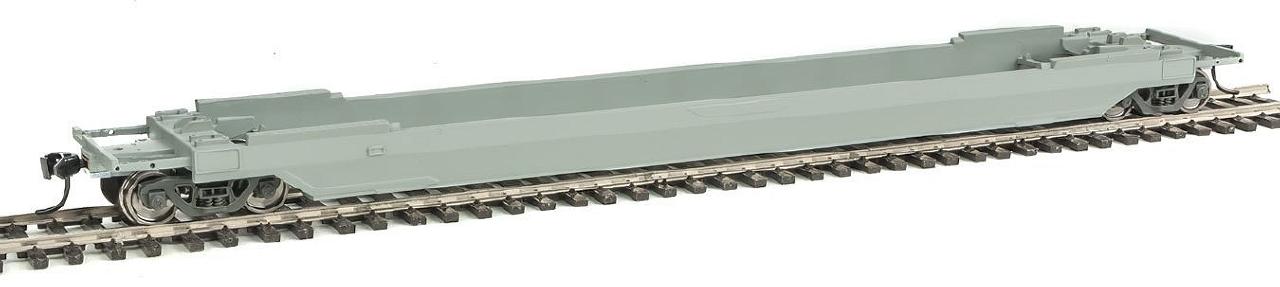 Walthers 920-109200 HO Undecorated 48' Gunderson As-Built All-Purpose Well Car