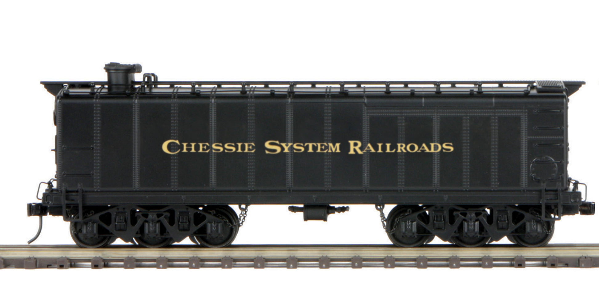 MTH 20-3685 O Chessie Premier Auxiliary Die-Cast Water Tender II LN/Box