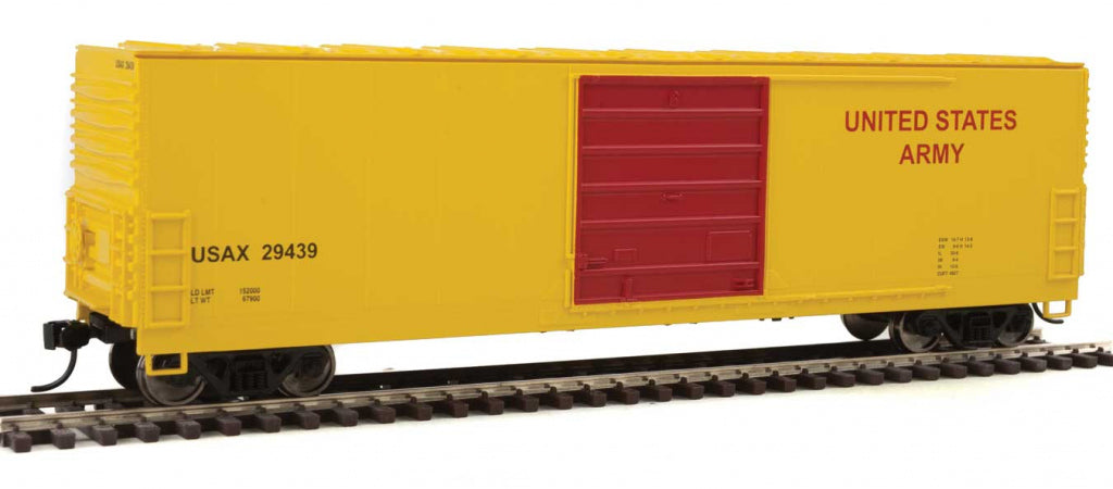 Walthers 910-1921 HO United States Army 50' Evans Smooth Side Boxcar #29439