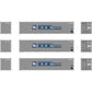 Athearn 12175 HO NYK RTR 40' Smooth Containers (3)