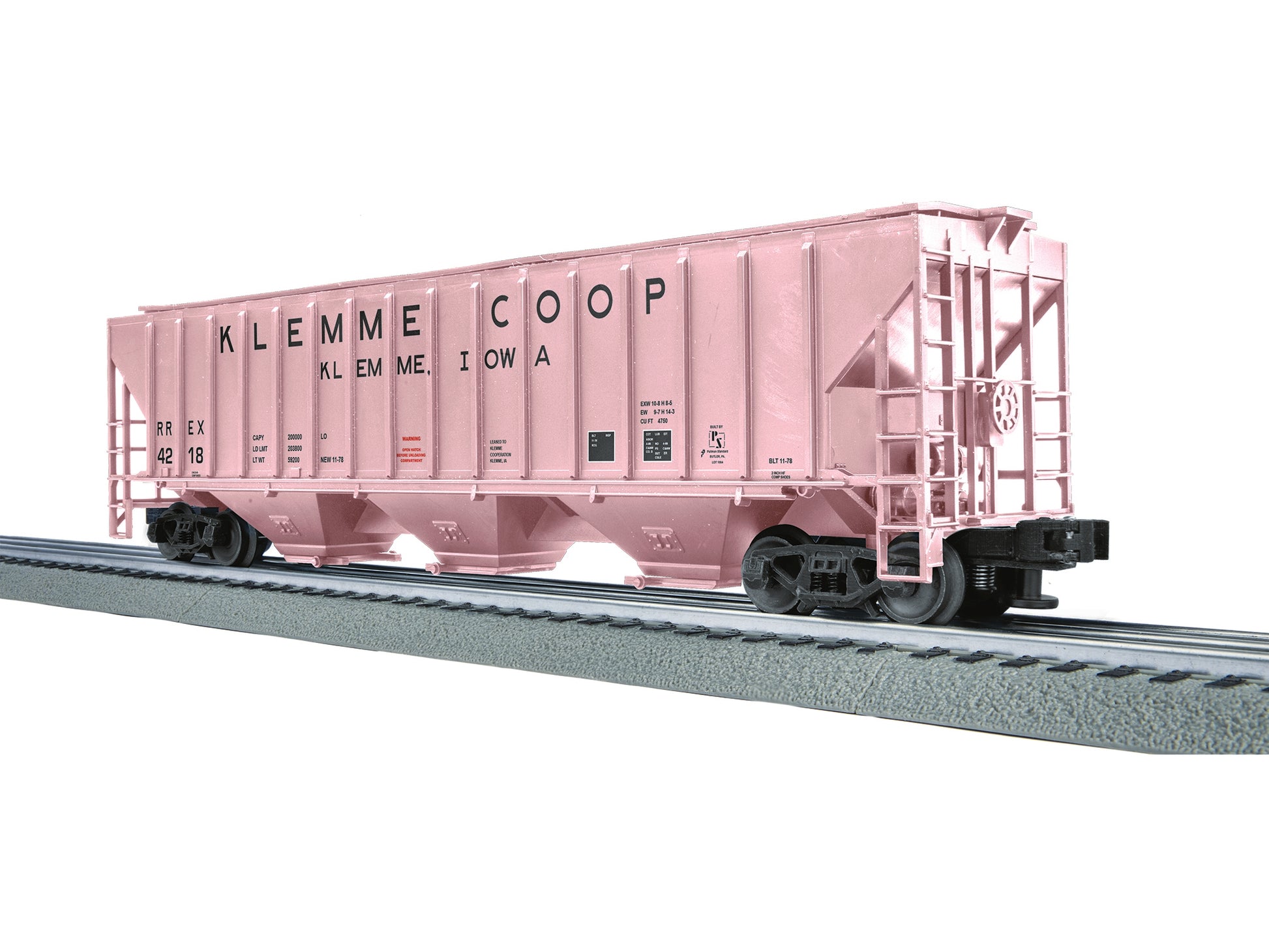 Lionel 3-16140A O Klemme Coop PS-2CD Covered Hopper #4218