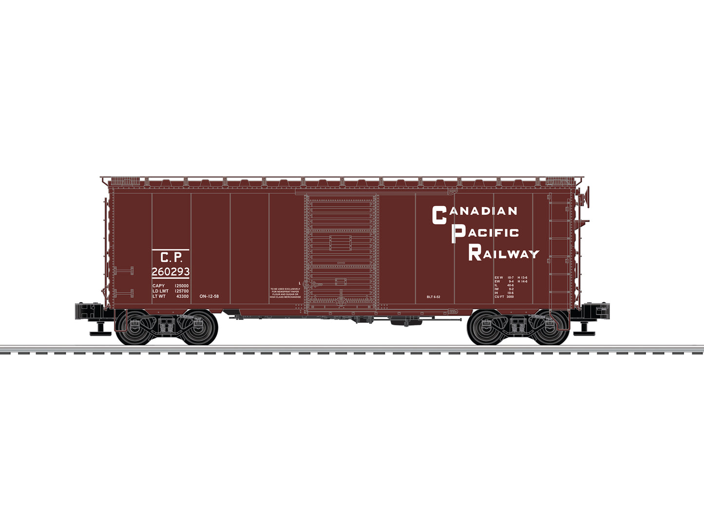 Lionel 6-83569 O Canadian Pacific Grain Door PS-1 Boxcar #260293 NIB
