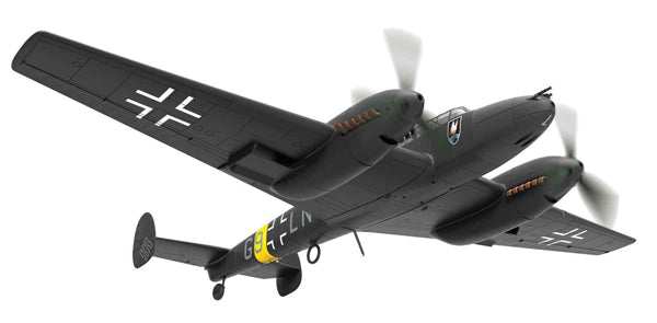Corgi AA38507 1:72 Messerschmitt Bf110E-2 G9+LN Heinz-Wolfgang Schnaufer, 1942