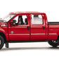Sword 1200-RC 1:50 Ford F250 XLT Crew Cab Pickup with 6" Bed in Red/Chrome EX