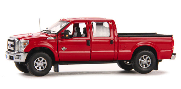 Sword 1200-RC 1:50 Ford F250 XLT Crew Cab Pickup with 6" Bed in Red/Chrome EX