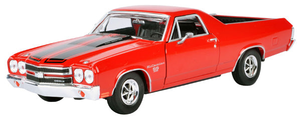 Motormax Toy USA 79347AC-R 1:24 1970 Chevrolet El Camino in Red