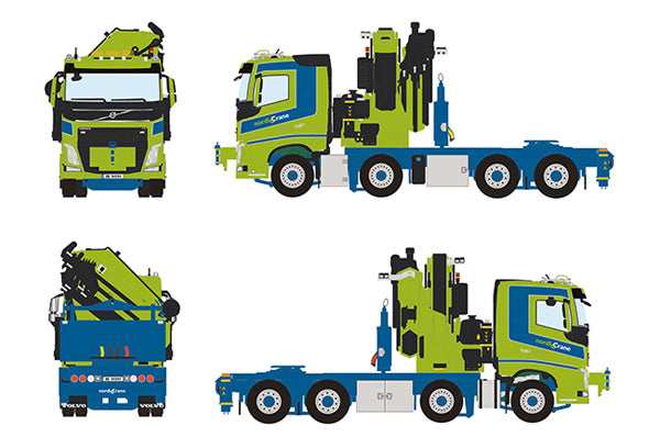 WSI 01-2233 1:50 Nordic Crane Volvo FH4 Sleeper Cab Tractor NIB